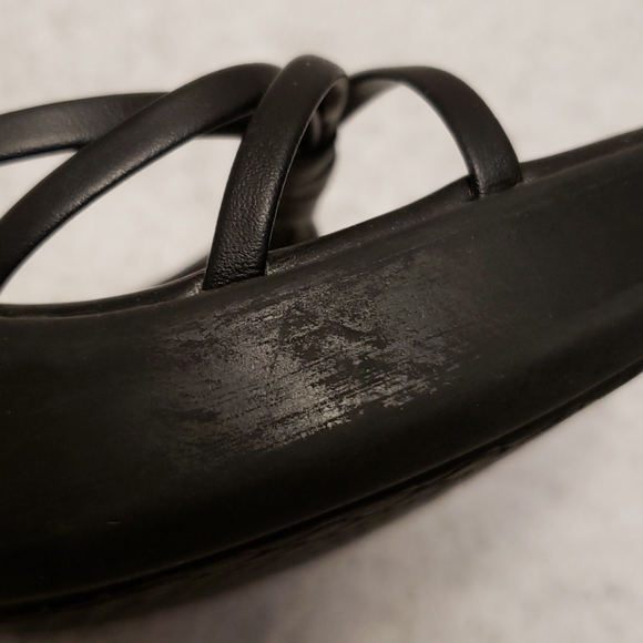 Fioni black thin ankle strap sandals, 5 - Picture 13 of 15